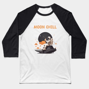 Astronaut chilling in space Baseball T-Shirt